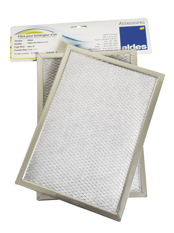 Filtre de remplacement pour échangeur d'air